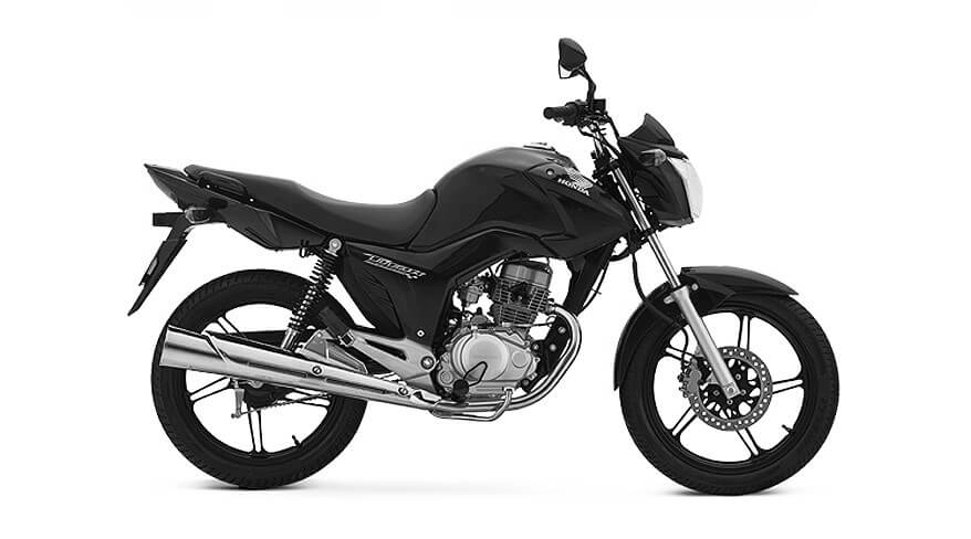 Motocicleta urbana detrás de una batería Alfabat AGM